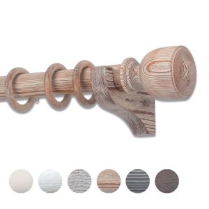 Highgate Revival 35mm Wood Curtain Pole by Byron & Byron