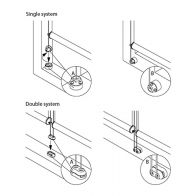 Side Guides for 4905 Colorama Roller Blinds
