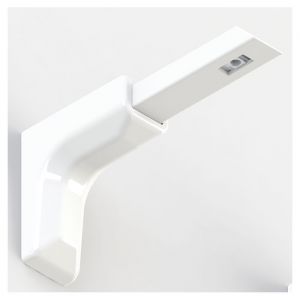 Silent Gliss 120mm Adjustable Bracket with Cover for Tracks
