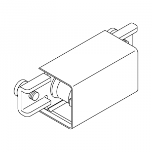 Intermediate Pulley for 3900 track - used to cord track on both sides