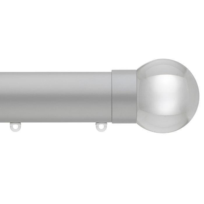Glass Ball Finial for 23mm 7620 7640 Pole Tracks Direct