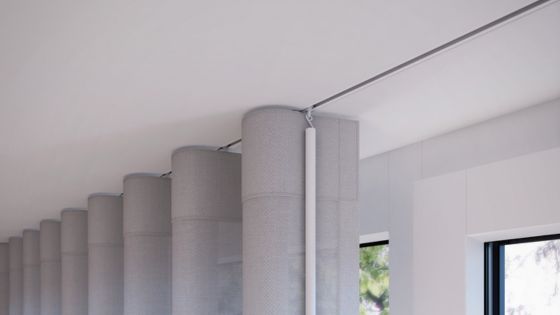 Lifestyle image of the Silent Gliss 6870 curtain track