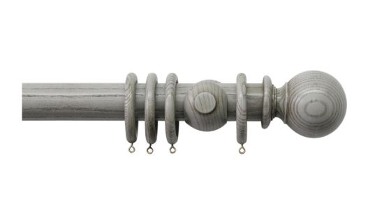 Jones Oakham 50mm Wooden Curtain Pole