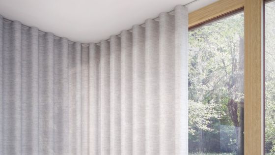 Lifestyle image of the Silent Gliss 6870 curtain track